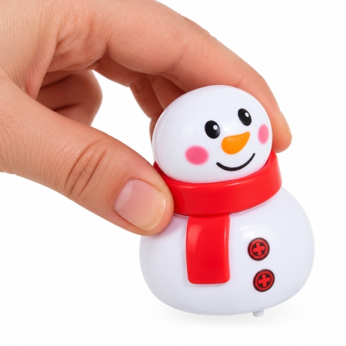 Aufzieh-Schneemann mit R�ckzugmotor