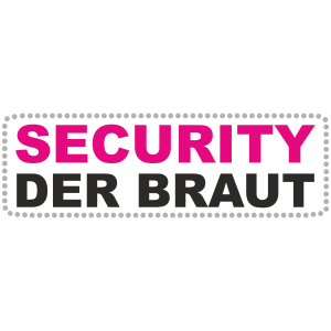 Strass Security der Braut mit Umrandung