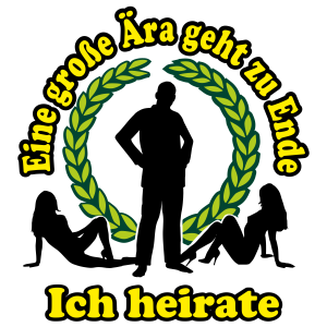 Eine groe ra geht zu Ende! Ich heirate