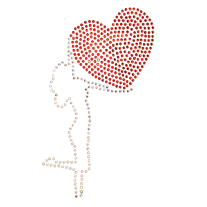 Strass Sie hat ihr Herz verschenkt