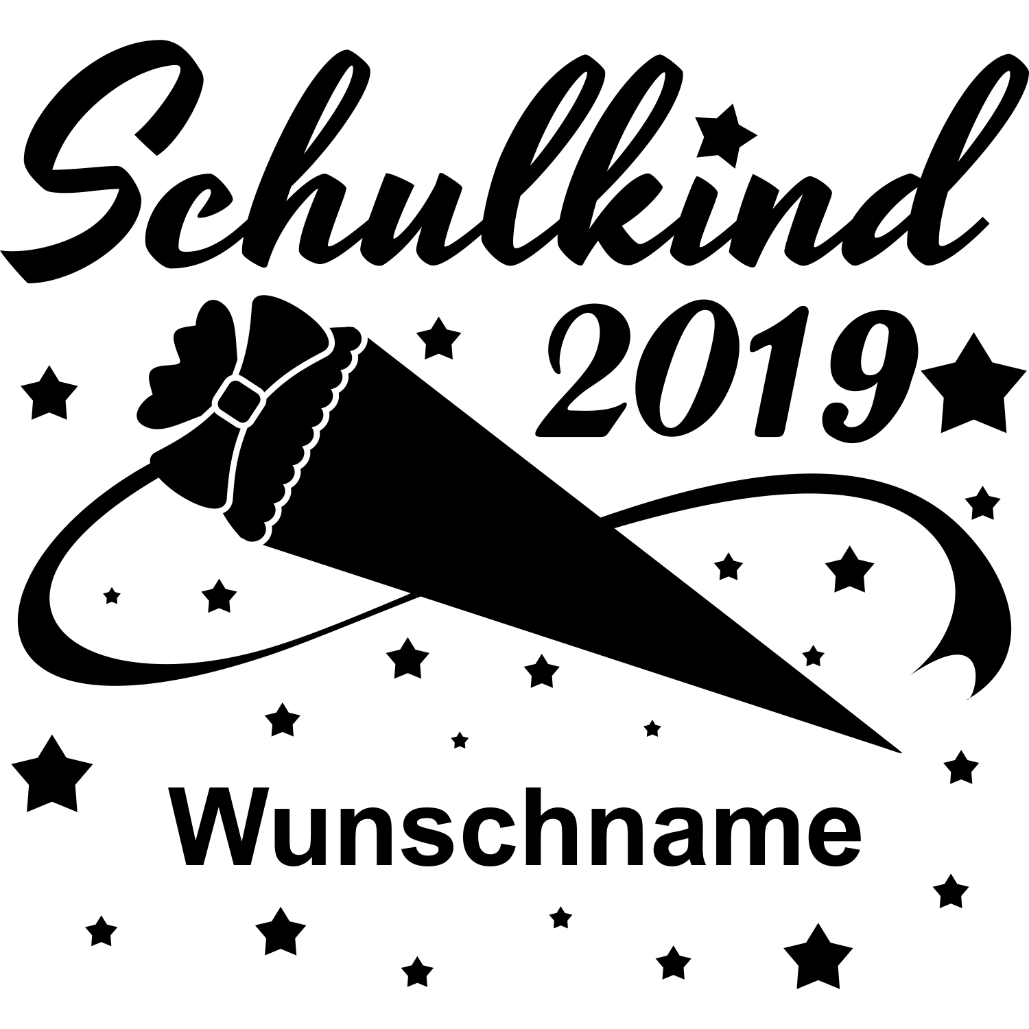 Schulkind mit Wunschnamen